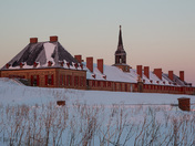 Louisbourg Fortess at dawn