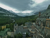 Cloudy Over Banff 