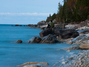 Relaxing on the shores of Georgian bay