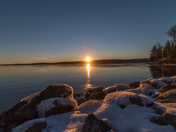 Sunset on Ice
