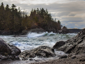 Wind Waves and High Tide