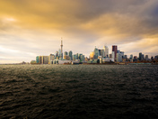 A break in the clouds