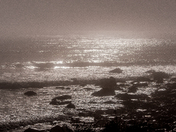 early morning fog over the atlantic