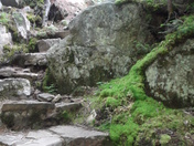 Stairs Leading to Pictographs in Agawa