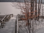 February. Awenda park