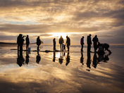 Harvesting razor clams