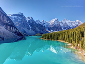 Turquoise splendor Moraine Lake
