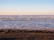 Sunset walk on the beach