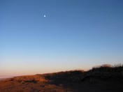 Sunset walk on the beach