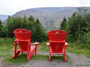 A place to relax at Table Mountains, Gros Morne National Park
