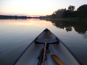 Canoe Ride @ Dusk!