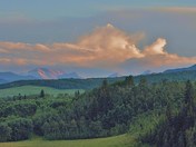 Foothills In Alberta.