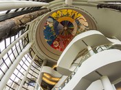 Museum Interior Staircase Fisheye
