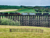 Old Wooden Railway ,Alberta