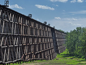 Old wooden Railway Tressel 