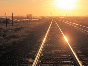 Tracks and Poles - Sundown