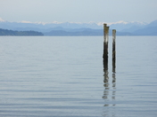 Silent layers of blue