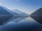Misty Blue Reflection