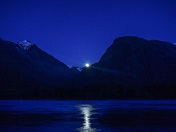 Full Moon Rising over the Skeena River