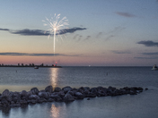 Fireworks on the Beach