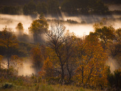 Rays Through The Autumn Valley