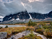 Sunset in Tonquin Valley