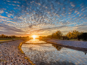 Fall sunrise in Calgary