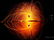 Fire on Lake Nipissing