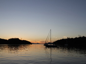 Sunset at Montague Harbour