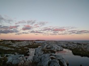 A full moon at Peggys Cove