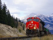  Southbound through the ice-capped Rockies