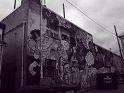 Purple overcast graffiti fun