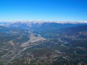 Mountain top view of Jasper