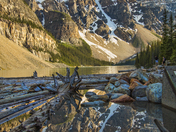 Logs of Moraine Lake