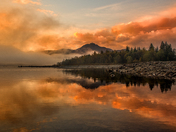 Sunrise at Stave Lake
