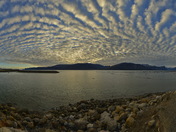 Wild cloud formations over Pang Fiord