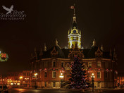 Stratford City Hall at Christmas