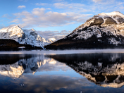 Lower Kananaskis Lake Panorama 