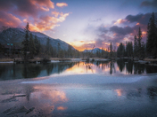 Sunrise at Policeman's Creek, Canmore