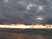 Sunset over Lake Huron