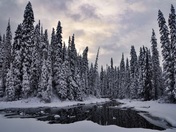 Emerald Lake in the Winter