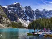 Moraine Lake and the Valley of the Ten Peaks