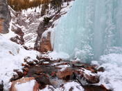 Frozen falls