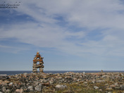 Inuksuk near Arviat, Nunavut
