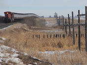 Pusher on Tanker Train