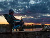 chillaxin on the dock