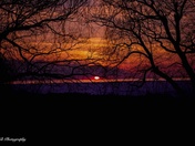 Sunset over Lake Huron 