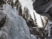 Ice Climbers in Jasper AB
