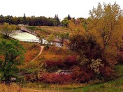 Fall has arrived at the dam