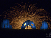 Screaming Heads on Fire